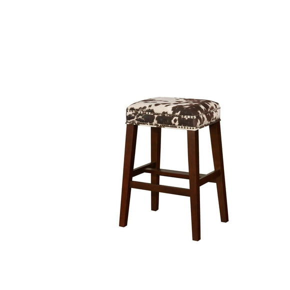 Carter Brown Cow Print Bar Stool