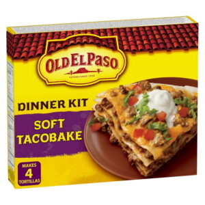Old El Paso Soft Taco Bake Dinner Kit, 312g