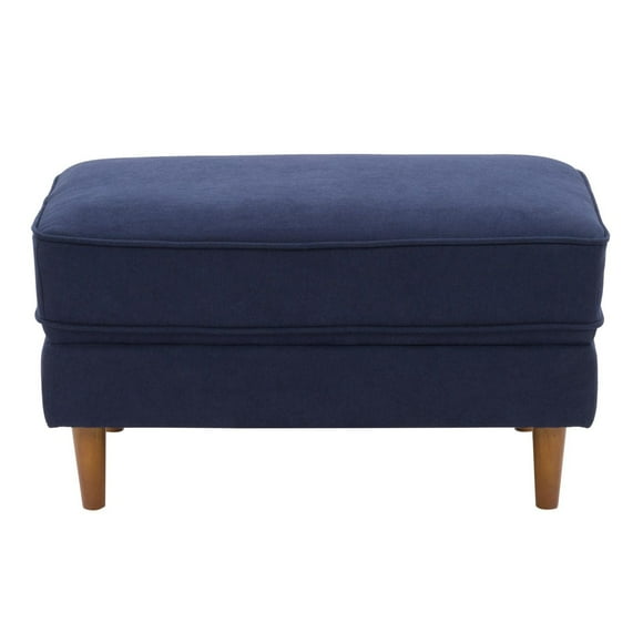 CorLiving Mulberry Versatile Mid-Century Modern Upholstered Ottoman Foot Rest