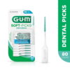 GUM® Soft-Picks® Original Dental Picks, Between Teeth Cleaning, Travel Case, 80 Count