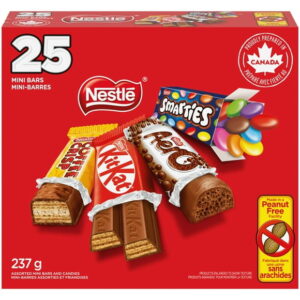 NESTLÉ Mini Bars & Candies, Individually Wrapped, Made in Peanut-free Facility, Prepared in Canada, 237 g