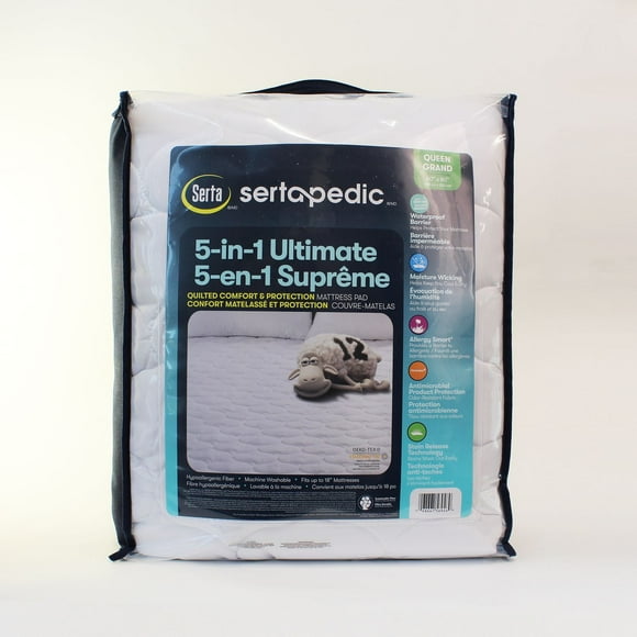Serta 5 in 1 Mattress Pad, Waterproof and more!