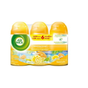 Air Wick Freshmatic Air Freshener, Automatic Spray Refills, Sparkling Citrus, 3 Refills, 3 Pack