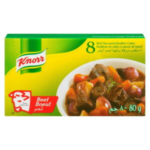 Knorr Beef Flavoured Cubes Halal, Knoor Beef flavor cubes 8/80g
