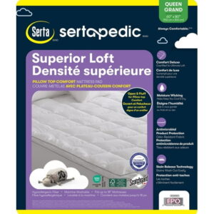 Serta Superior Loft Mattress Pad, available in Double, Queen and King