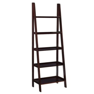 Aurora Ladder Bookshelf, Espresso