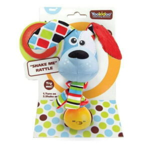 Yookidoo "Shake Me" Rattle Dog. electronic animal rattle (battery included)