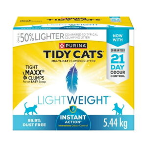 Tidy Cats LightWeight Instant Action Multi-Cat, Clumping Cat Litter 5.44 kg, 5.44 kg