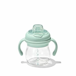 Oxo Tot Transitions Soft Spout Sippy Cup with Removable Handles - 6 ounces - Opal