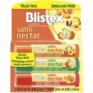Blistex® Satin Nectar Lip Moisturizer, 3 Sticks Net Wt. 4.25 g each