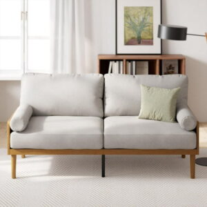 Zinus Denzel 68 inch 3 Seat Bamboo Sofa