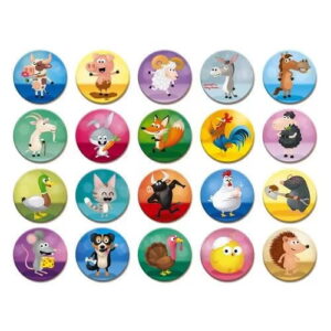 Janod Memo Rigolooo Game Memory and Matching Game with Animals for Kids 3-7 Years Old