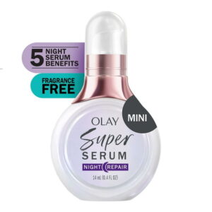 Olay Super Serum with Niacinamide, Vitamin C, Collagen Peptide, AHA, and Vitamin E, 14ML