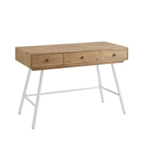 Cascade Three-Drawer Desk