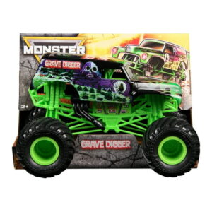 Monster Jam, Official Grave Digger Monster Truck, Collector Die-Cast Vehicle, 1:24 Scale, Kids Toys for Boys and Girls Ages 3 and up