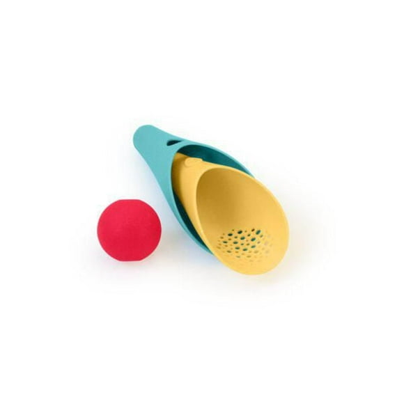 Quut - Cuppi: Ocean - Shovel, Sifter, and Ball All-in-One - Inspires Creativity - Perfect for Sand, Land, Water, Bath or Ocean - Scoop, Sieve, and Write with Sand or Water - Fun and Engaging for Kids