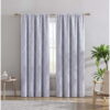 Jacquard Clip Blackout Rod Pocket Single Window Panel