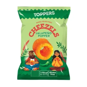 Toppers Cheezels Jalepeno Poppers 40g, Toppers Jalepeno Poppers 40g