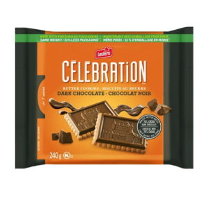 CELEBRATION 70% CHOCOLATE TOP BUTTER COOKIES, 240G EACH BOX
