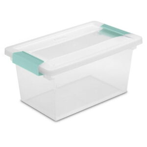 Sterilite Clear Medium Clip Box, 1 each