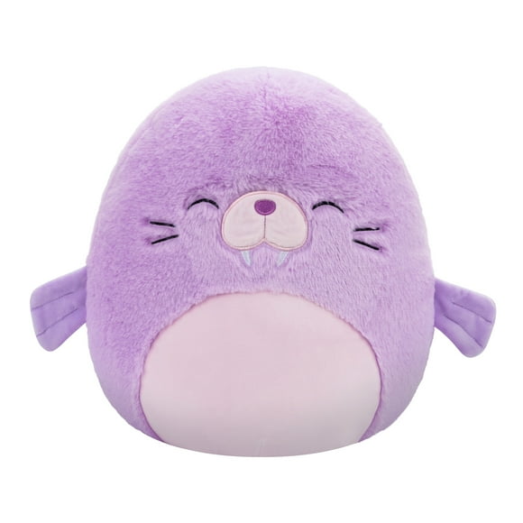 Jazwares Squishmallows 12" Plush: Fuzz-a-Mallows - Winnie the Purple Walrus