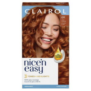 Clairol Nice'n Easy Permanent Hair Dye, 100% Gray Coverage