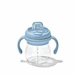 Oxo Tot Transitions Soft Spout Sippy Cut with Removable Handles - 6 ounce - Dusk - 6 months +