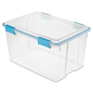 Sterilite 30 Liter Clear Gasket Box, 30 Liter