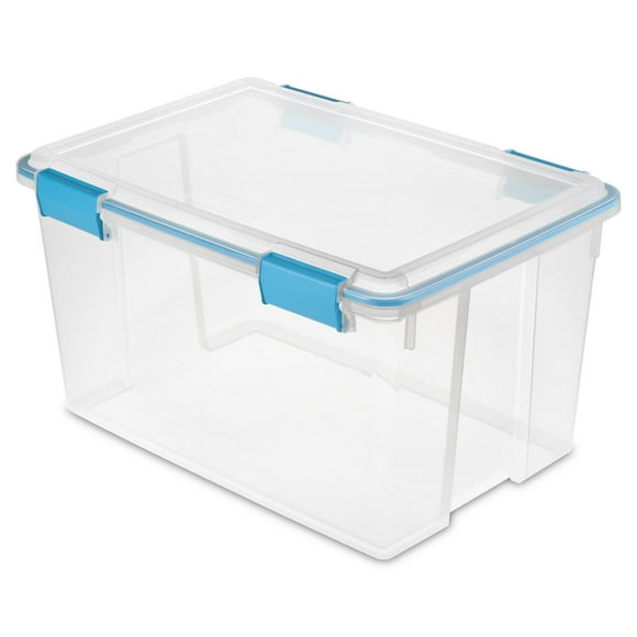 Sterilite 30 Liter Clear Gasket Box, 30 Liter