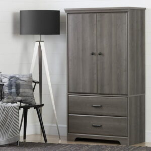 South Shore Versa Armoire with Drawers & 2 Doors