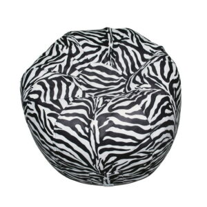 Boscoman Faux Suede Round Teen Beanbag Chair