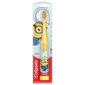 Colgate Kids Battery Powered Toothbrush, Minions, Colgate Kids Powered Brush
