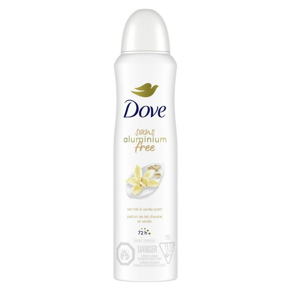 Dove Aluminum Free Deodorant Dry Spray Dry Spray for Women Oat Milk & Vanilla Scent Oat Milk & Vanilla Scent, 113g