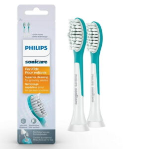 Philips Sonicare For Kids Replacement Brush Heads, 2 Pack, HX6042/94, Kid-friendly Clean
