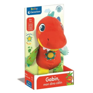 Clementoni Baby - Plush Stuffed Toy Dinosaur - includes fun melodies - stimulate the multisensory development of babies - From 6 months