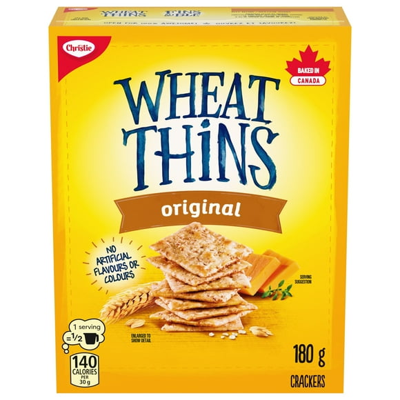 Wheat Thins Original Crackers, 180 g