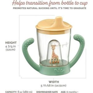 Il Était Une Fois: Sophie La Girafe Leak-Proof Sippy Cup - 6 months+