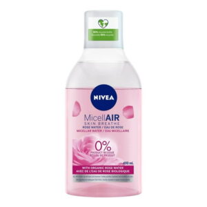 NIVEA Micellair Rose Micellar Water, Cleanser & Make-up Remover, 400 mL, 400 mL