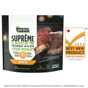 Gardein® Suprême™ Chick'n BBQ Wings 415 g, GARDEIN SUP CHICKEN WING BBQ