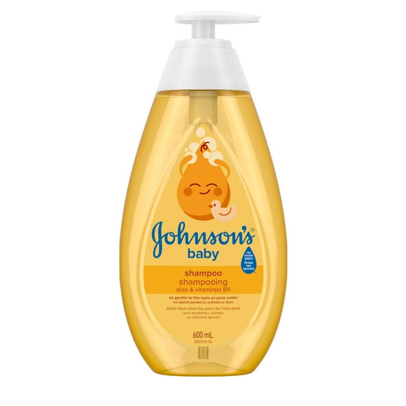 Johnson's Baby Shampoo, Paraben and Tear Free and Mild, 600 ml, 600 mL