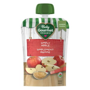 Baby Gourmet Organic Simply Apple Puree, Puree - 128 mL