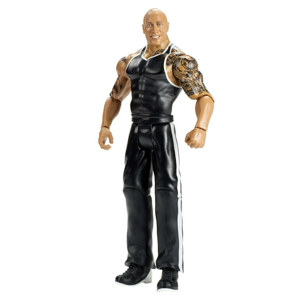WWE Top Picks The Rock Action Figure, 6-inch Collectible Superstar with Articulation