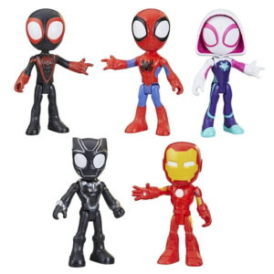 Marvel Spidey and His Amazing Friends Hero Collection Pack, 5 Action Figures, Toy For Kids Ages 3 And Up, SAF HERO COLLECTION PACK