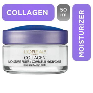 L'Oréal Paris Collagen Moisture Filler Daily Moisturizer, 48 Hour Hydration, 50ml, Collagen Day/Night Moisturizer, 50 mL