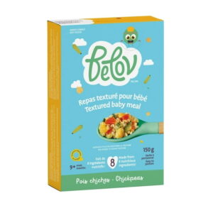 Belov Textured Baby Meal, Chickpeas, Frozen Baby Food for Babies 9+ Months, 100 g, Chickpeas