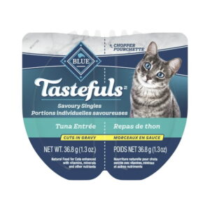 Blue Buffalo Tastefuls Savoury Singles Tuna Entree Cuts in Gravy, 2x1.3oz