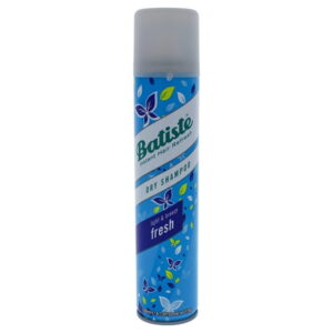 Batiste Dry Shampoo Spray, Fresh Scent, 200-ml, Fragrance with Fresh Lemon, Orange and Powdery Musk, Instantly Refresh Hair and Absorb Oil Between Washes, 200 mL, Instant Hair Refresh