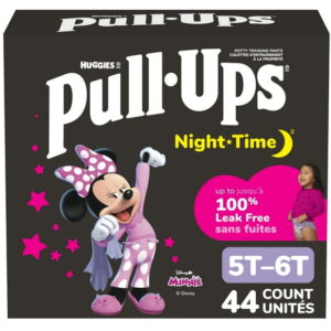 Pull-Ups Night Time Training Pants, Giga Pack, Size: 2T-6T, Size: 2T-6T
