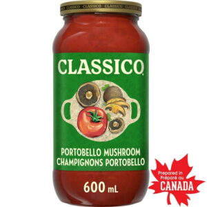 Classico Portobello Mushroom Pasta Sauce, Classico Roasted Portabello Mushroom 600ML