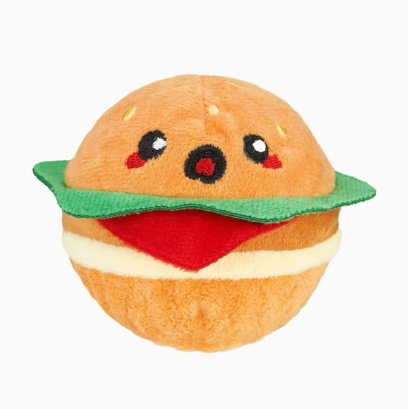 Hugsmart Hamburger Dog Ball Toy